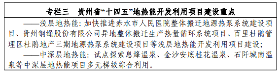 地大熱能：貴州新能源發(fā)展“十四五”規(guī)劃地熱投資超100億！